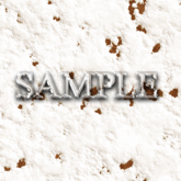 Zoy Texture [ Snow Ground ] Seamless - Brown