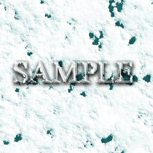 Zoy Texture [ Snow Ground ] Seamless - Green