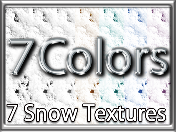 Zoy Texture [ Snow Ground ] Seamless - 7 Colors