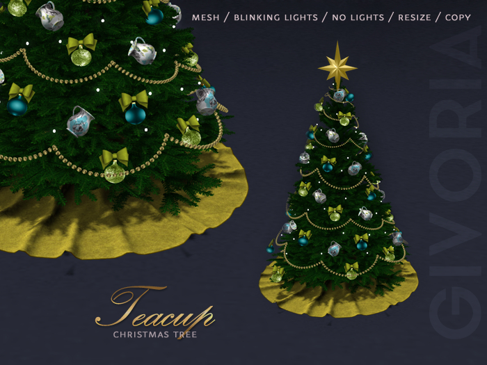 [GIVORIA] - Christmas Tree - Teacup