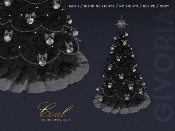 [GIVORIA] - Christmas Tree - Coal