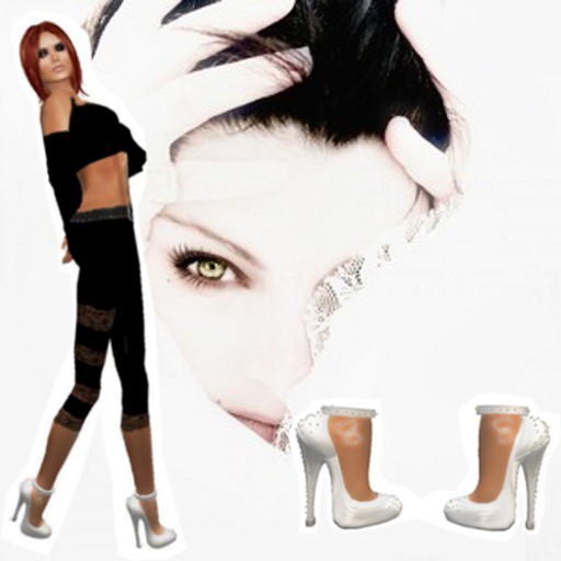 "wedding diamond pump" WHITE
