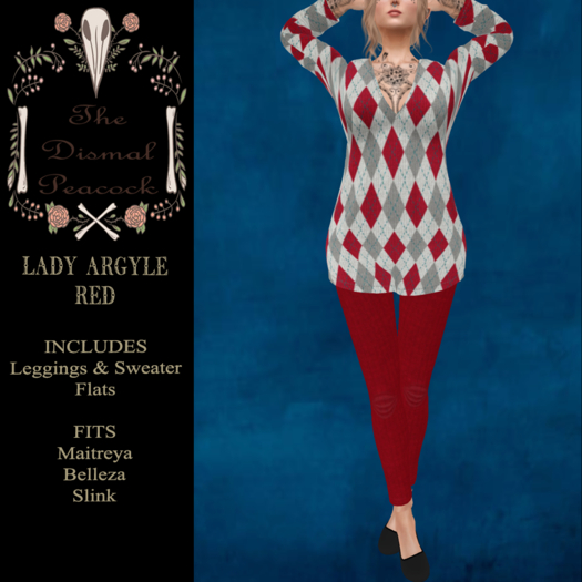 ::DP:: Lady Argyle Red