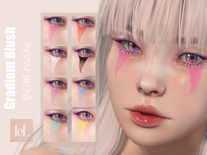 Rarer - Gradient Blush (Lelutka Evolution/BOM)