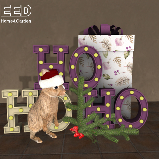 EED's CHRISTMAS DECORATION HO HO HO resizer c