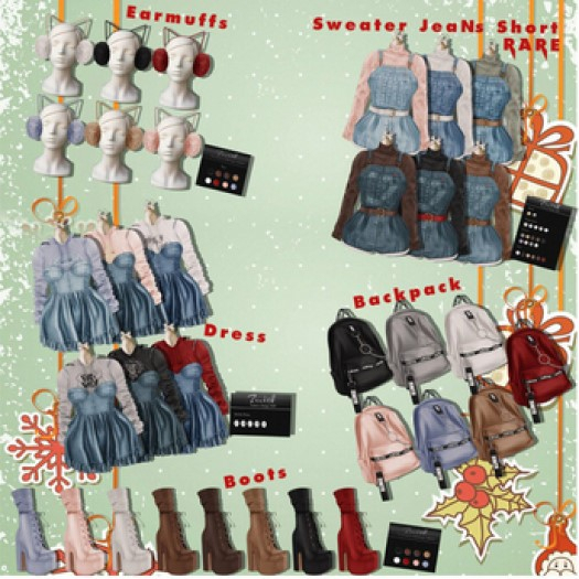 =Zenith=Winter Cutie Backpack (Grey)