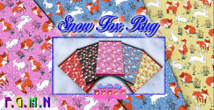 F.G.M.N/Snow Fox Rug