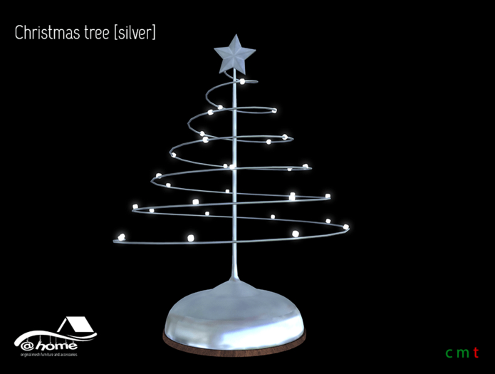 @home: Christmas tree - Silver 