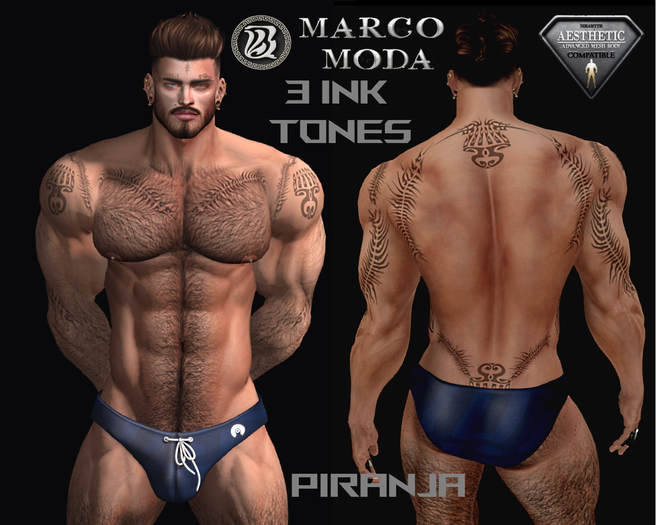 MM PIRANHA TATTOO AESTHETIC