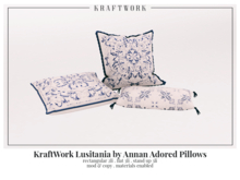 KraftWork Lusitania by Annan Adored Pillows (Add Me)