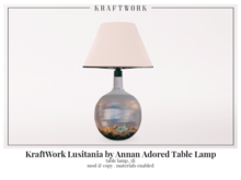 KraftWork Lusitania by Annan Adored Table Lamp (Add Me)