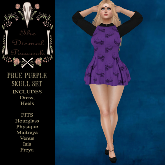 ::DP:: Prue Purple Skull Set