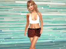 Wildlife Mini Skirt Collection-Crocodile