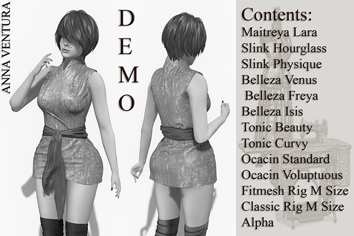 Anna.V _Mini dress with a wide belt_ Zidoni_DEMO