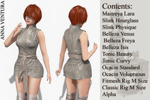 Anna.V _Mini dress with a wide belt_ Zidoni_04