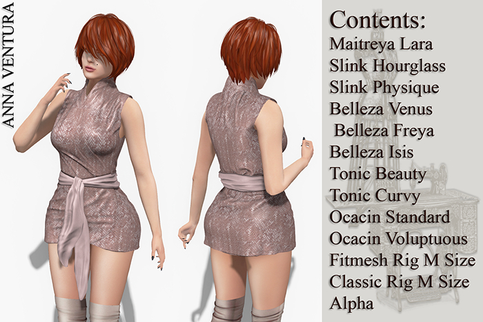 Anna.V _Mini dress with a wide belt_ Zidoni_03