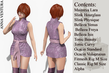 Anna.V _Mini dress with a wide belt_ Zidoni_05