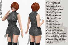 Anna.V _Mini dress with a wide belt_ Zidoni_06