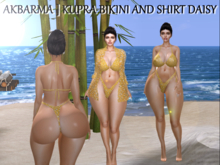 AKBARMA KUPRA BIKINI AND SHIRT DAISY