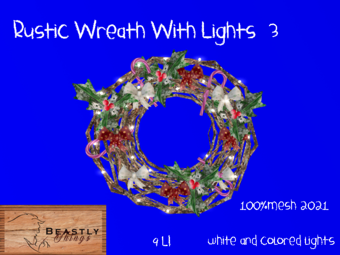 *BT* Rustic Wreath with Lights 3 (ADD)