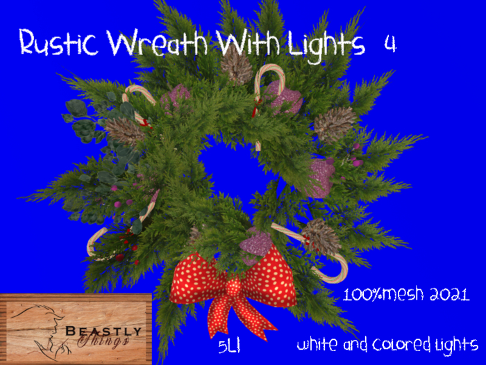 *BT* Rustic Wreath with Lights 4 (ADD)