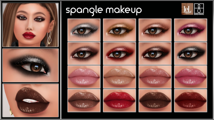 *Booty's Beauty* [Lelutka Evolution] Spangle Makeup