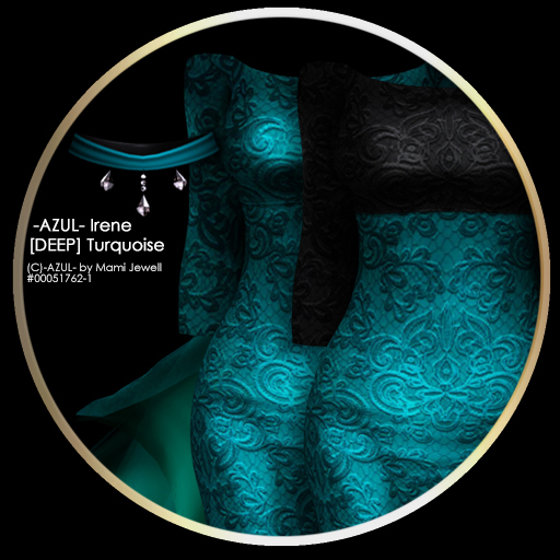 -AZUL- Irene [DEEP] Turquoise