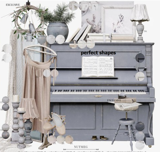 2. Nutmeg. Musical Escape Ashen Piano RARE