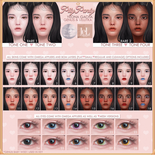20 [ Pity Party ] Inhyeong Contacts {Blue}