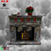 Decorated christmas fireplace 2 rezz in edit  10LI boxed