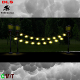 Christmas Streetlantern wrath and lightstring bulbs  boxed