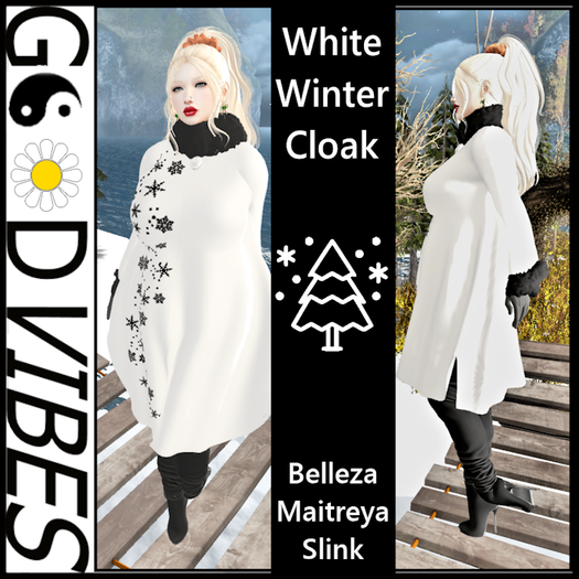  Winter Cloak White