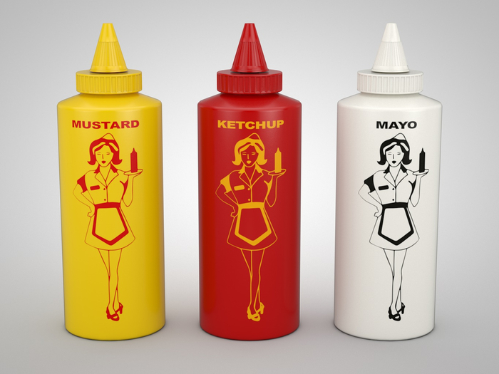 + CHOOSE + Kit Packing Ketchup - Mustard - Mayo FULL PERMS