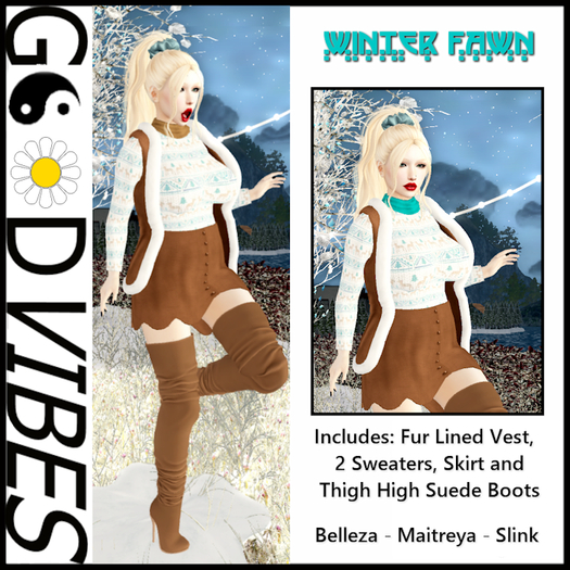 Winters Fawn Dress Set