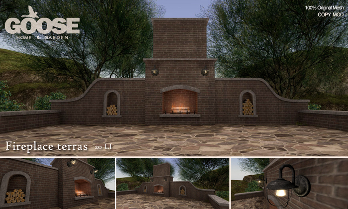 GOOSE - Fireplace terras