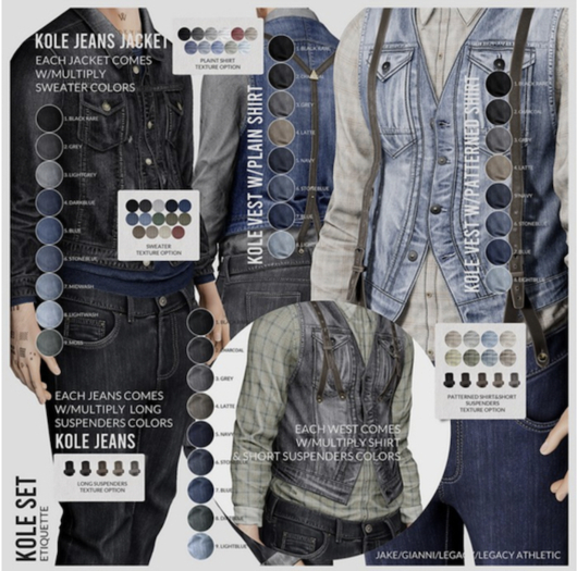 etiquette. kole jeans lightblue/gianni