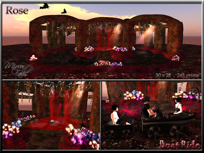 Rose - Boat Ride, Cave, Blood Waterfall & Pond