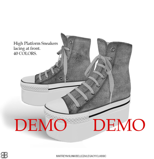 ★High Platform Sneakers 40 Colors.★DEMO★