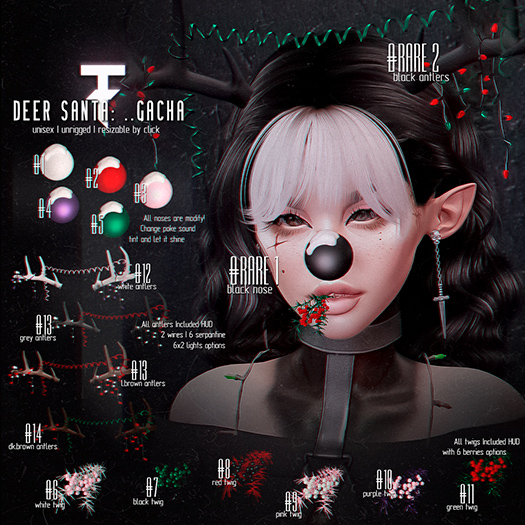 - TRIGGERED - Deer Santa: .. #2 RARE