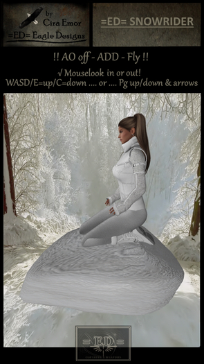 =ED= SNOWRIDER - Rideable - Add & Fly!