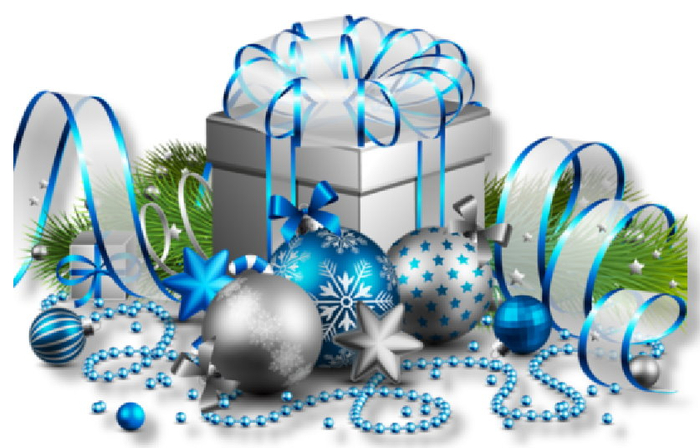 ART SILVER & BLUE GIFT BOXIES AND DECOS FANTASMAGOIRA BY FLAME