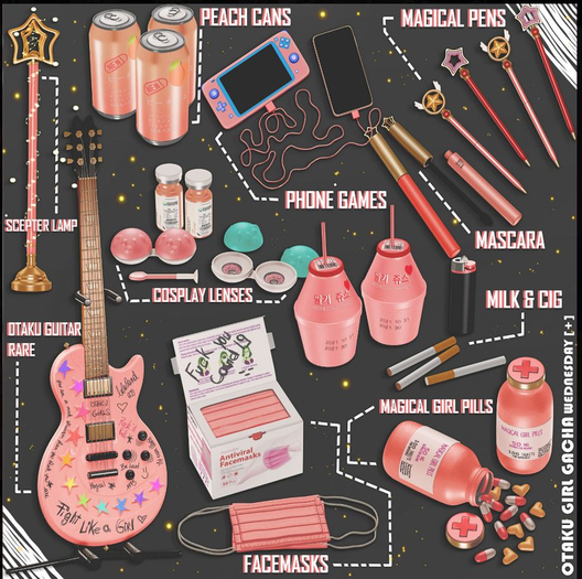 Wednesday[+] ~ Otaku Girl ~ Guitar - RARE