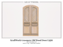 KraftWork Grasmere Old Wood Door Light