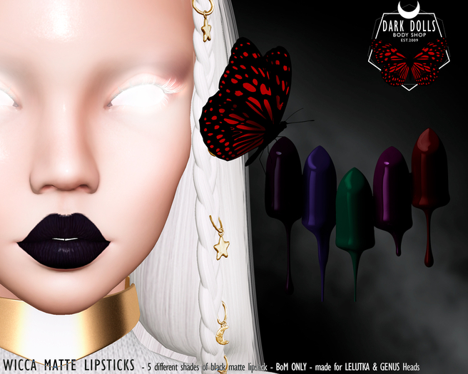 DARK DOLLS - Wicca Matte Lipstick