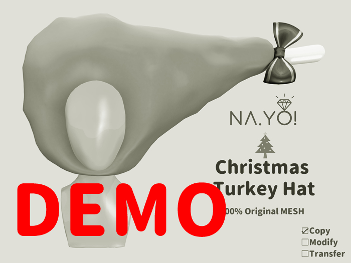 NA.YO! - Christmas Turkey Hat DEMO