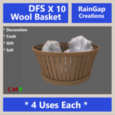 DFS WOOL BASKET X 10