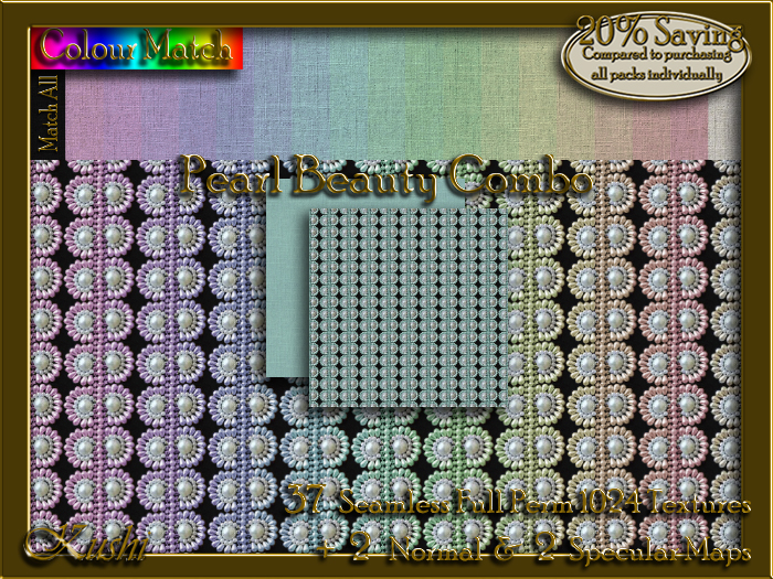 Pearl Beauty Combo Seamless Texture Set