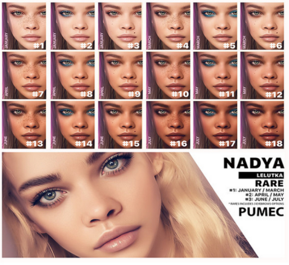 #8 --- PUMEC  -  NADYA  - APRIL --- LELUTKA x BOM