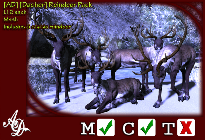 [AD] [Dasher] Reindeer Pack BOXED