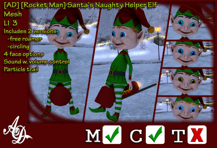 [AD] [Rocket Man] Santa's Naughty Helper Elf